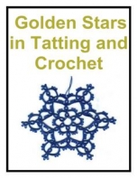 Golden Stars In Tatting And Crochet