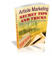 Article Marketing Secret Tips And Tricks