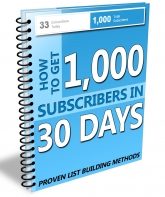 How To Get 1000 Subscribers In 30 Days